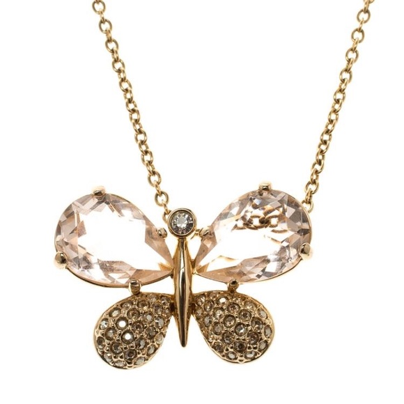 Swarovski Brand Butterfly Necklace - Picture 2 of 8